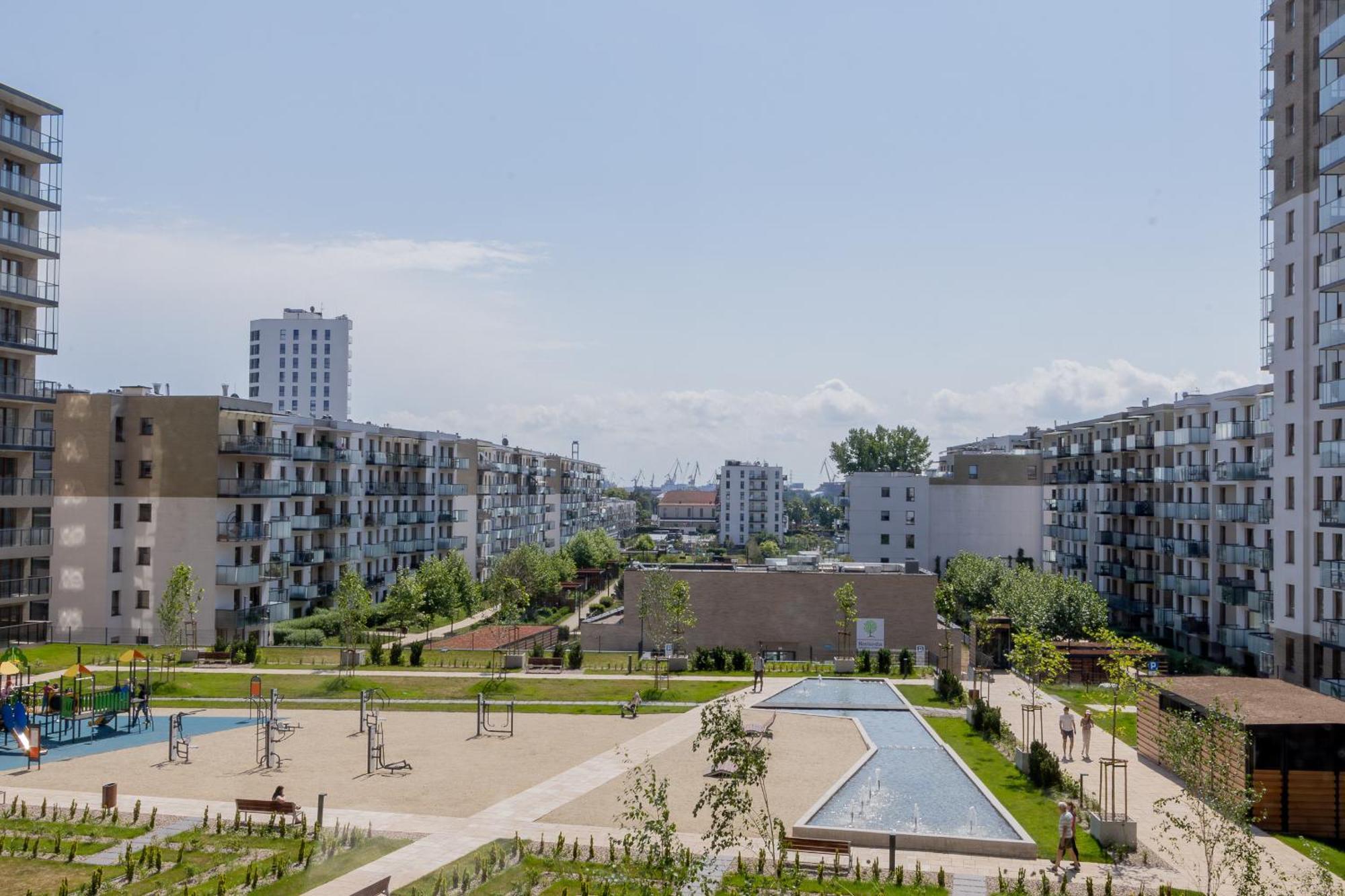 Glow Apartments, Apartamenty Nowa Letnica กดัญสก์ ภายนอก รูปภาพ